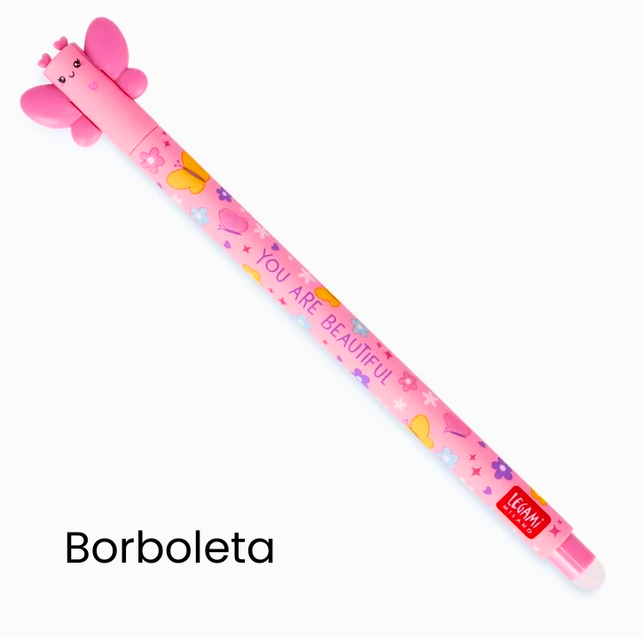 Caneta apagável Borboleta Legami na Loja Novera.
