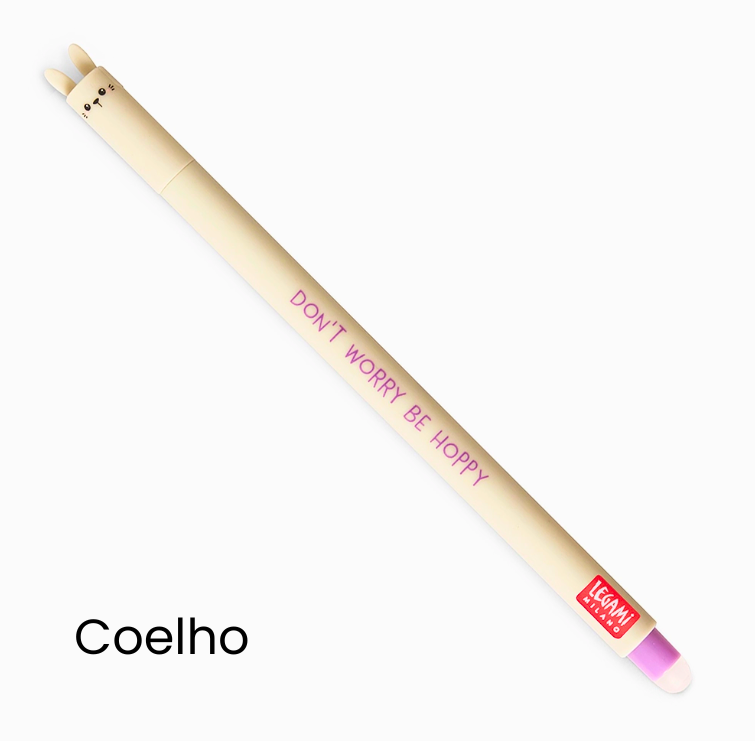 Caneta apagável Coelho Legami na Loja Novera.