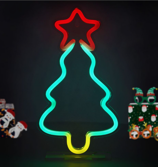 Legami Árvore de Natal Néon com Luzinhas