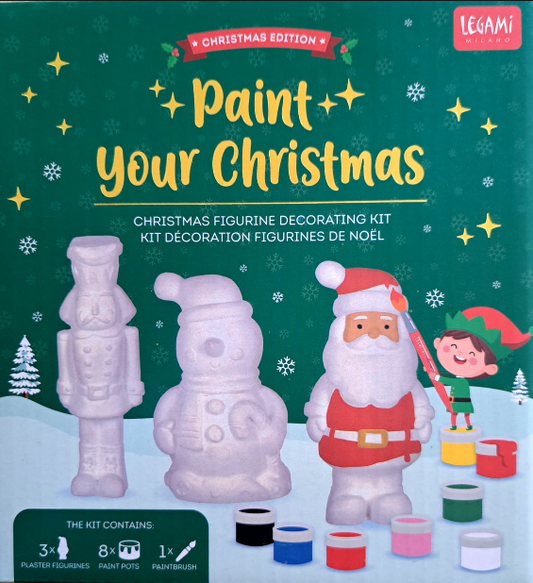 Legami “Pinte o Seu Natal” – Kit Pintura 6 Enfeites Natalícios em Cerâmica