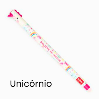Caneta apagável Unicórnio Legami castanho fofo na Loja Novera
